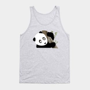 Panda in the tree Tank Top